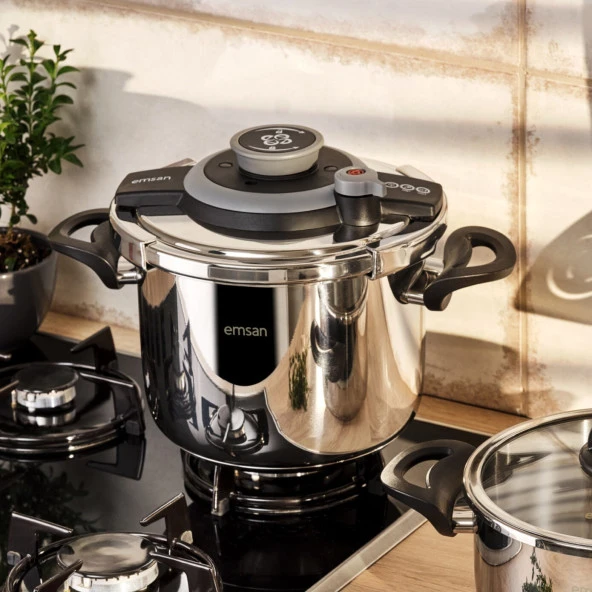 Emsan Vera Düdüklü Tencere 4 Litre Siyah ürün görseli