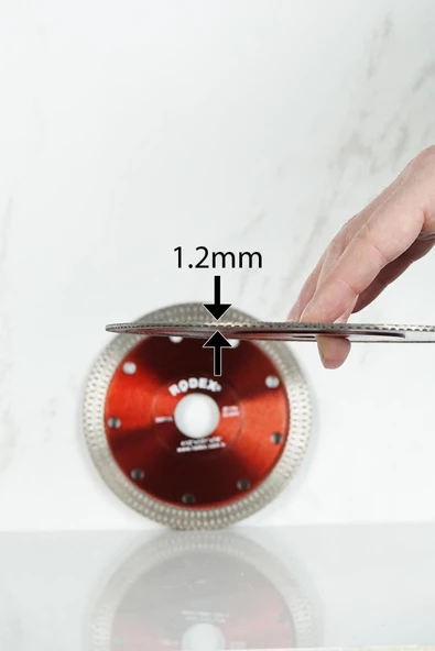 Rodex Turbo Kanallı Elmas Testere 115mm (4/20/80) Rrp115 - Resim 4