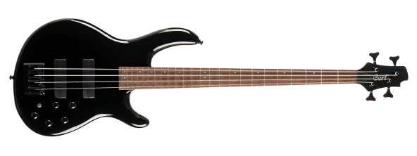 CORT C4 DELUXE BK BAS GİTAR, 4 TELLİ, SİYAH