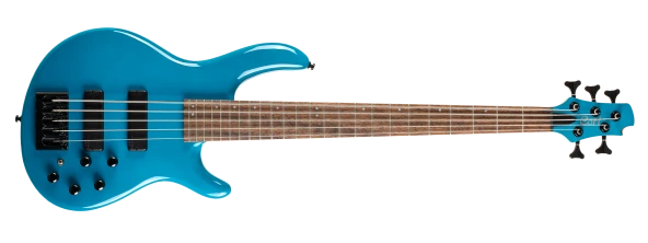 CORT C5 DELUXE CBL BAS GİTAR, 5 TELLİ, ŞEKER MAVİSİ