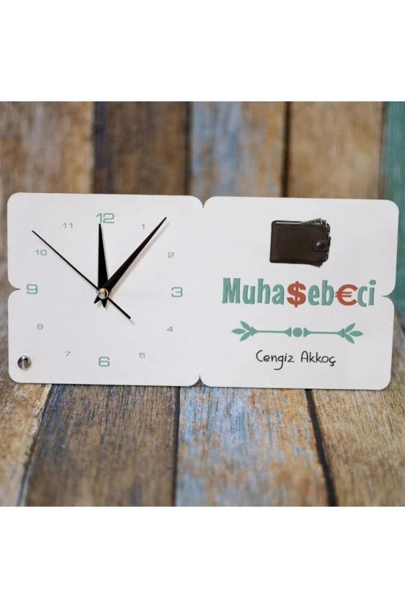 PERA LAZER KESİM Muhasebeci & Mali Müşavire Hediye Masa Saati KA03-1220