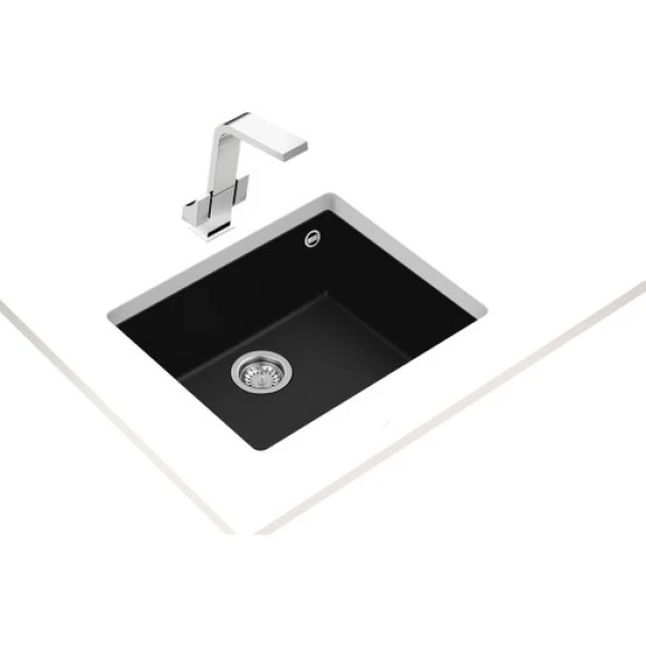 TEKA SQUARE 50.40 TG SİYAH GRANİT MUTFAK EVYESİ - 2