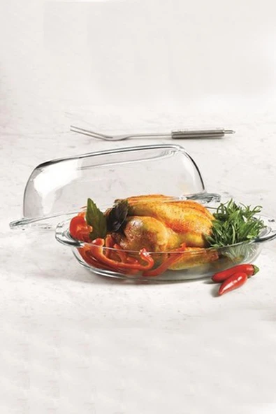 Paşabahçe 59062 Oval Kapaklı Borcam Tencere 2250 cc - Resim 2