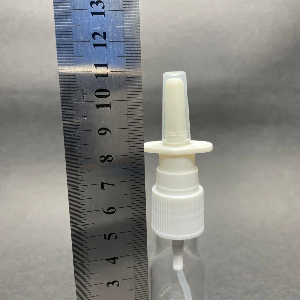 10 cc Pet Şişe - Beyaz Burun Spreyli  - 10 ml Nasal Spreyli Plastik Şişe  x 10 Adet - Resim 2