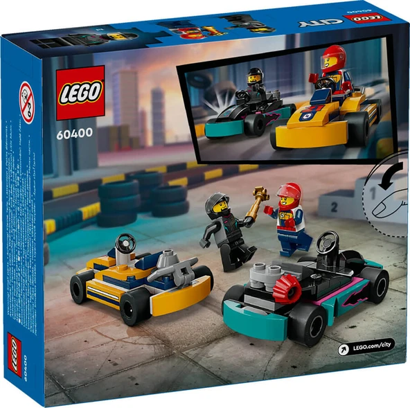 LEGO-60400 City Go-Kartlar ve Yarış Sürücüleri - 7