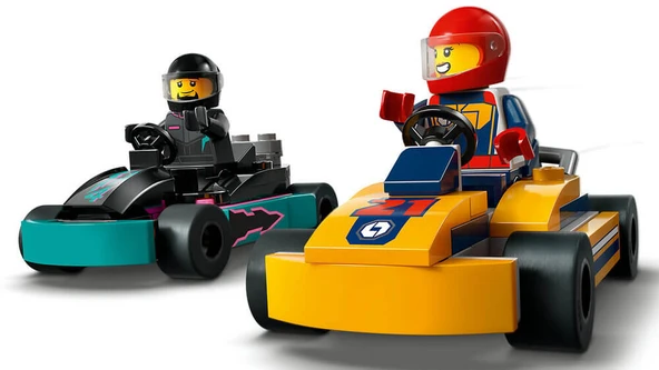 LEGO-60400 City Go-Kartlar ve Yarış Sürücüleri - 6