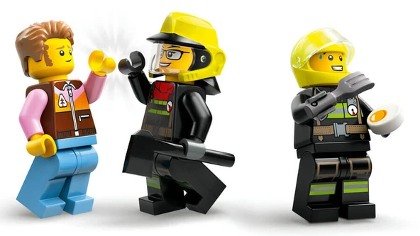 LEGO-60412 City 4x4 Kurtarma Botlu İtfaiye Kamyonu - Resim 8