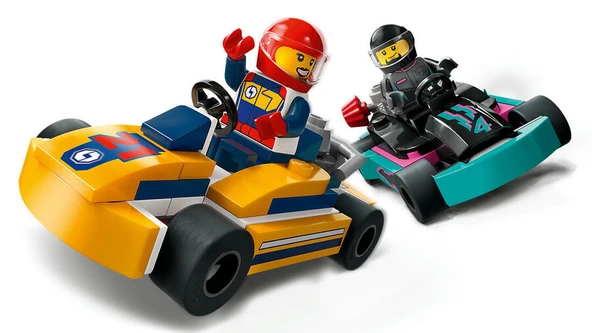 LEGO-60400 City Go-Kartlar ve Yarış Sürücüleri - 3