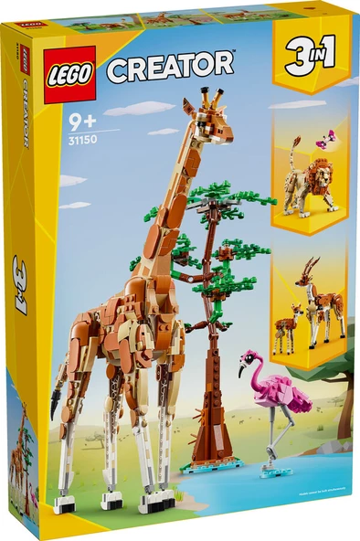 LEGO-31150 Creator Vahşi Safari Hayvanları