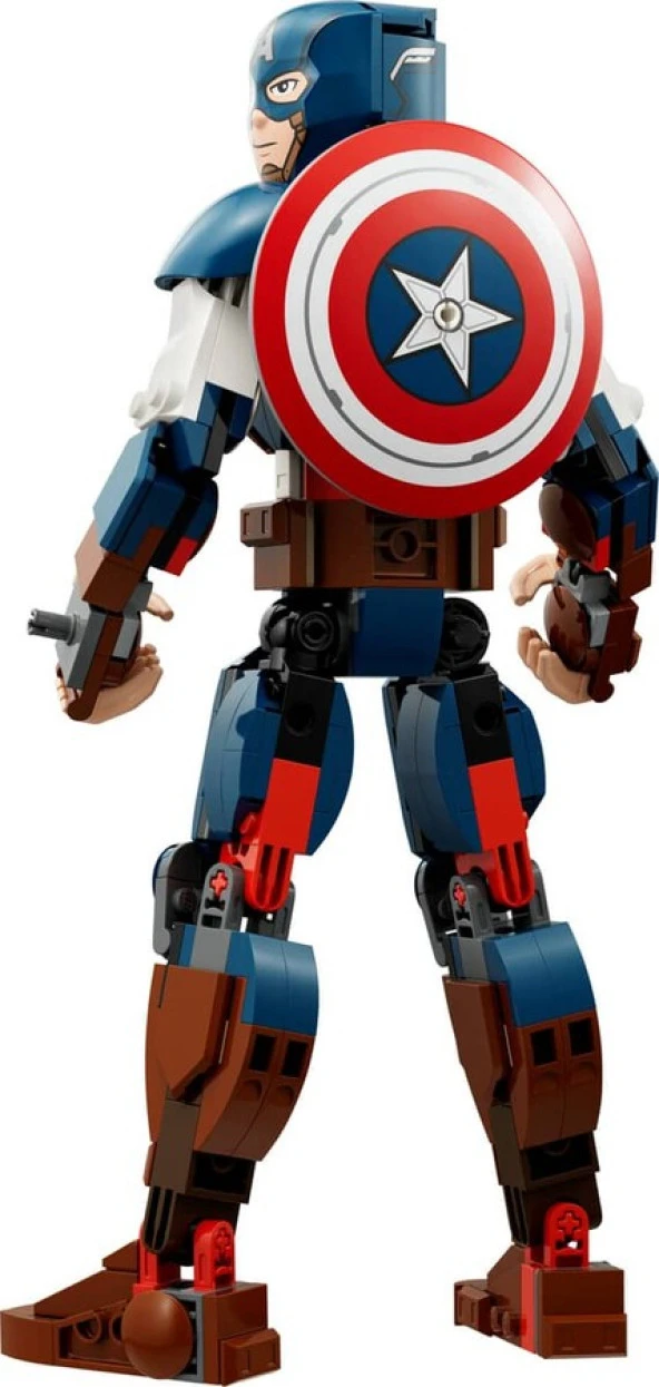 LEGO-76258 Marvel Kaptan Amerika Yapım Figürü - 5