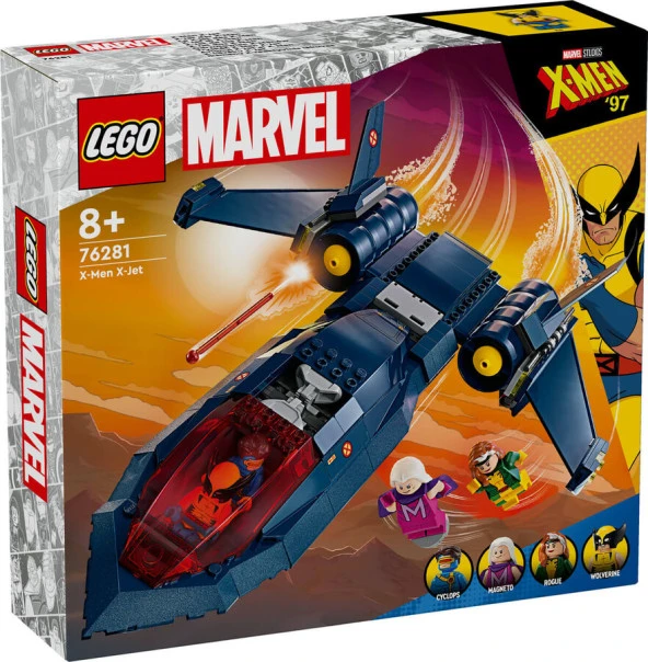 LEGO-76281 Marvel X-Men X-Jet