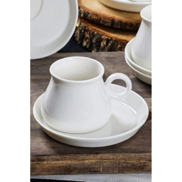 Perotti Pablo 6 Kişilik Porselen Kahve Fincan Takımı 11918 - 2