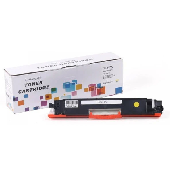 HP UYUMLU CE312A,CF352A & CANON UYUMLU CRG-729 Sarı Toner