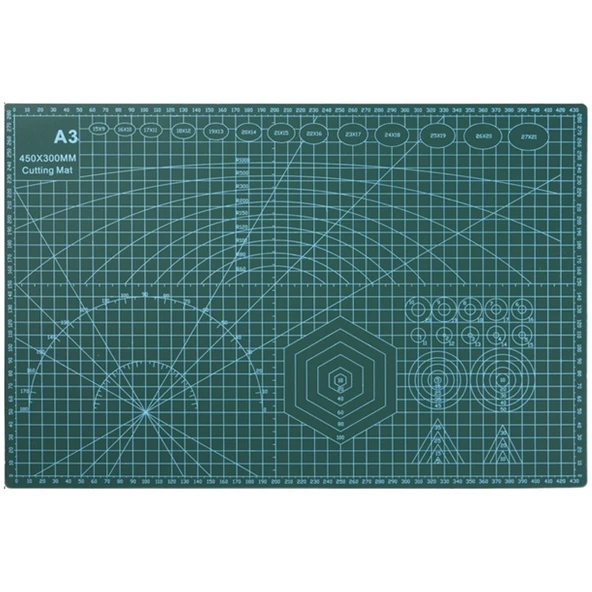 Kesme Matı Cutting Mat Kesim Altlığı A3 Ebatında 45cm x 30cm