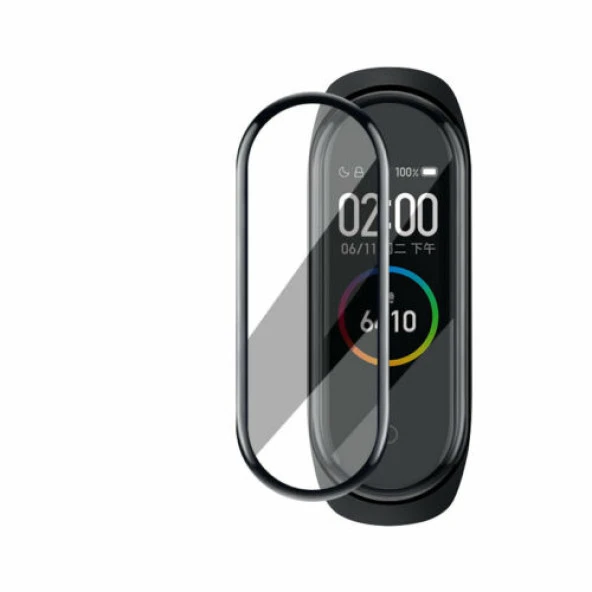 Xiaomi Mi Band 5 5D Tam Kaplayan Kırılmaz Nano Ekran Koruyucu