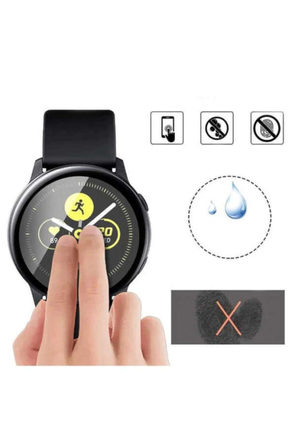 Samsung Galaxy Watch Active 2 44mm 3D Cam Full Ekran Koruyucu - 3