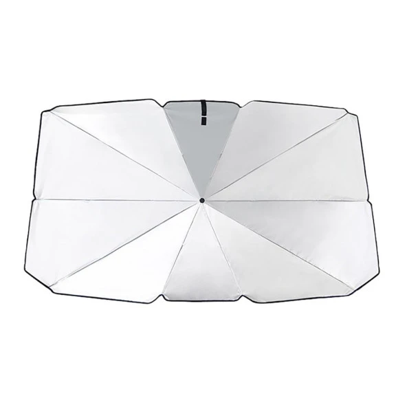 Araç Oto Güneşlik Katlanabilir Şemsiye Ön Cam Güneşlik 125cm-65cm - 9