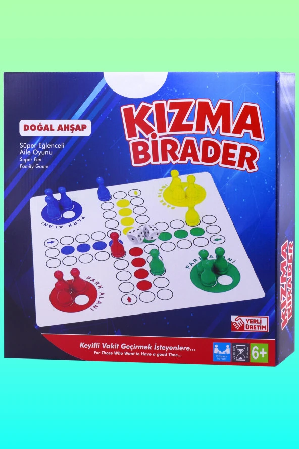 Kızma Birader Oyunu Akıl Hafıza Mantık Beceri Eğitici Zeka Strateji Oyunu Ludo Kutu Oyunu - 3
