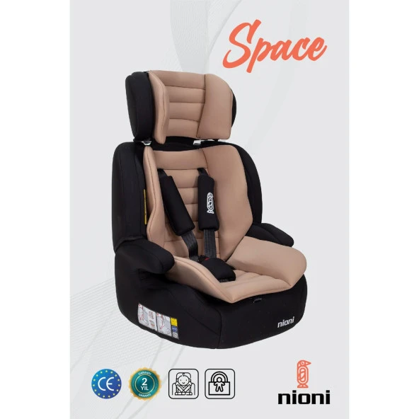 NİONİ SPACE BEJ 9-36 OTO KOLTUĞU