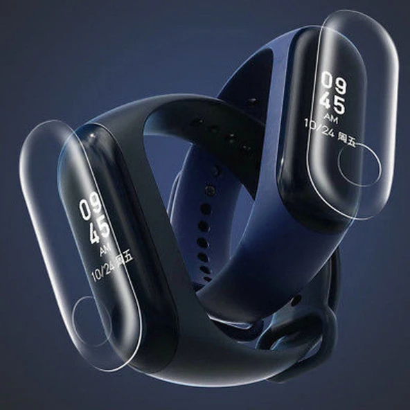 Xiaomi Mi Band 3 Ekran Koruyucu Film Jelatin 2 Adet