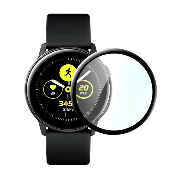 Samsung Galaxy Watch Active Sm-500 3D Cam Ekran Koruyucu Filmi