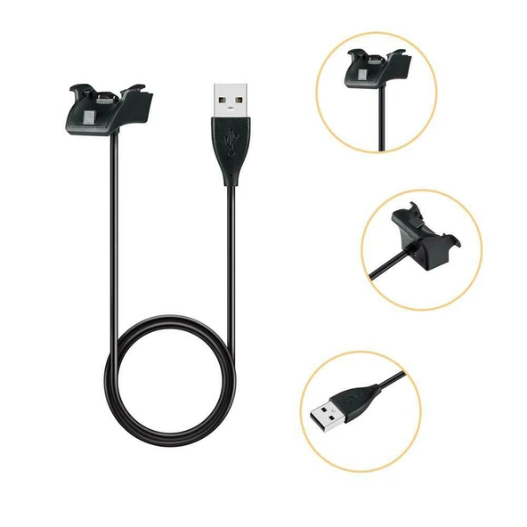 Honor Band 2 3 4 5 Pro Saat Usb Şarj Cihazı Kablosu - 3