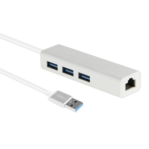 Usb 3.0 To Ethernet RJ45 Gigabit 3 Port Usb 3.0 Çoklayıcı