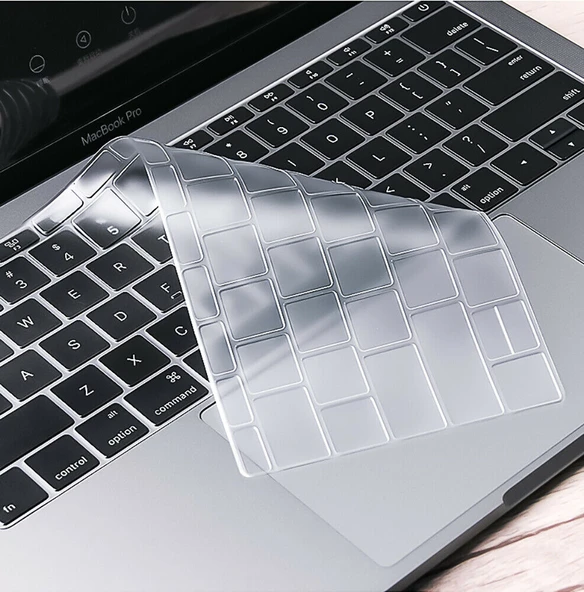 MacBook Air 13inç A1932 Uyumlu Silikon Klavye Koruyucu - 2