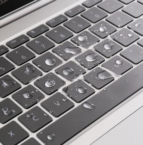 MacBook Air 13inç A1932 Uyumlu Silikon Klavye Koruyucu - 4