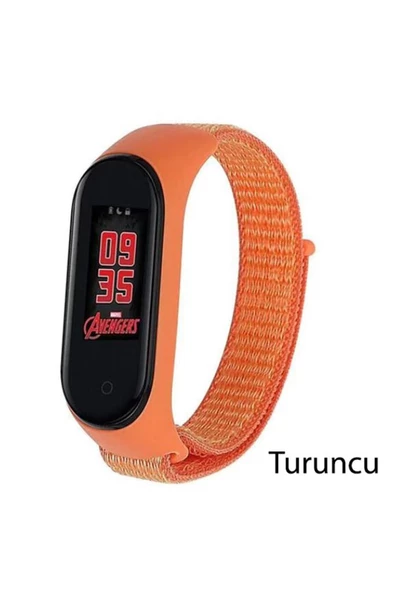 Xiaomi Mi Band 5 Mi Band 6 Mi Band 7 Loop Örgü Spor Kordon Kayış - 3