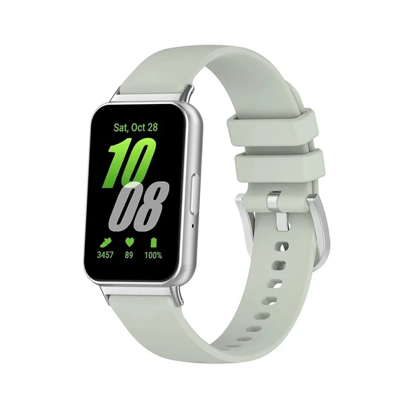 Samsung Galaxy Fit 3 R390 Uyumlu Silikon Kordon Kayış - 4