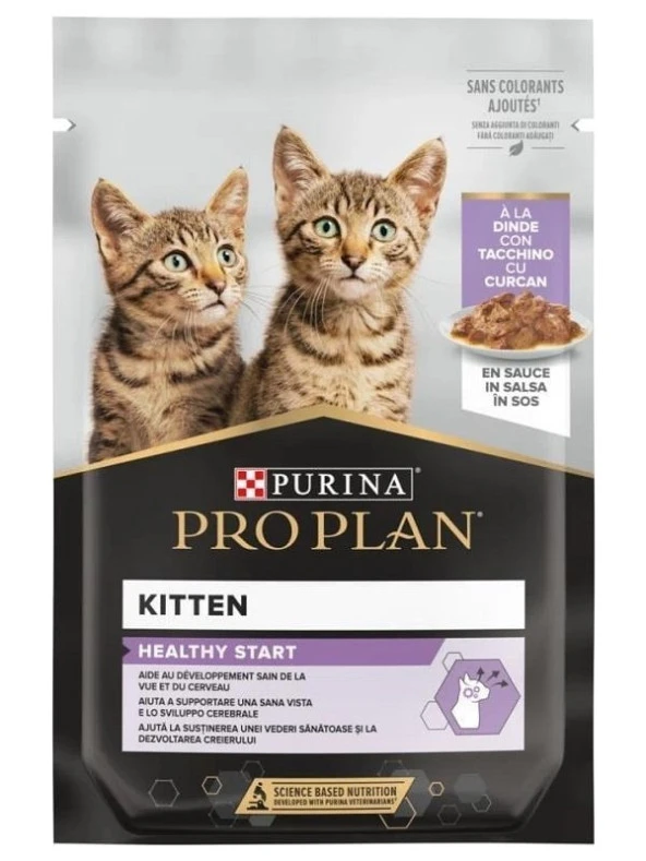 Pro Plan Pouch Sos İçinde Hindili Yavru Kedi Konservesi 85gr