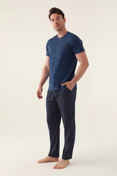 Arnetta 3015 Erkek Yazlık 3'lü Pijama Takımı