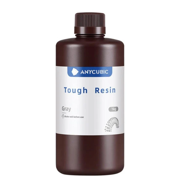 Anycubic UV Tough(Sert Esnek) Reçine 1Kg Gri