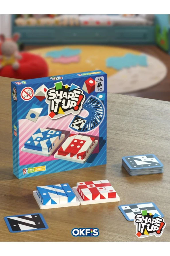 Shape İt Up Desen Tasarım Görsel Beceri Geliştirici Eğitici Oyuncak - 4
