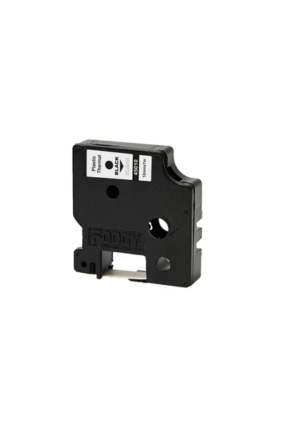 Dymo D1 Muadili Etiket Plastik Şeffaf - 12 mm x 7 mt - 45010 - Eko Paket 5 li - 5
