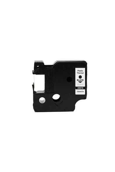 Dymo D1 Muadili Etiket Plastik Şeffaf - 12 mm x 7 mt - 45010 - Eko Paket 5 li - 7