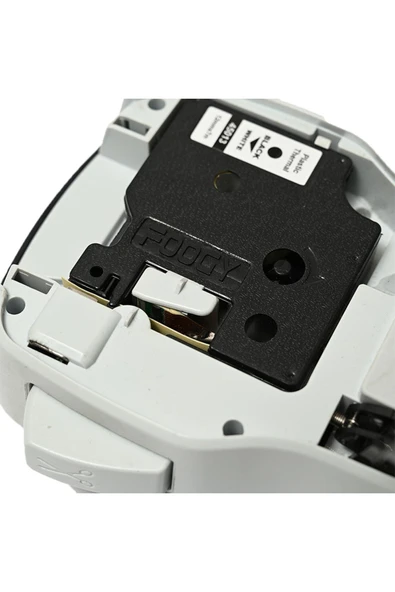 Dymo D1 Muadili Etiket Plastik Yeşil - 12 mm x 7 mt - 45019 - Eko Paket 5 li - 8