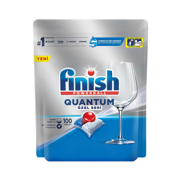 Finish Quantum Özel Seri 100 Kapsül Bulaşık Makinesi Deterjanı Tablet