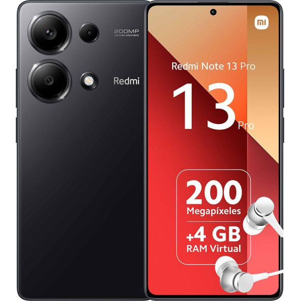 Xiaomi Redmi Note 13 Pro Siyah 512GB 12 GB Ram Akıllı Telefon ( Xiaomi Türkiye Garantili )