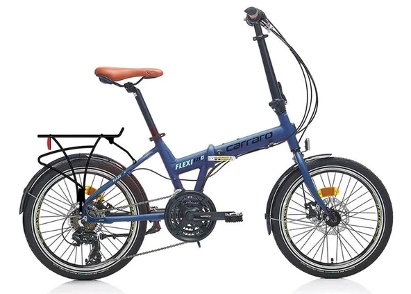 CARRARO FLEXI 121 HD 20 JANT KATLANIR  350H 21-V MAT PETROL-SIYAH-GÖKKUSAGI-KROM-KAHVE-