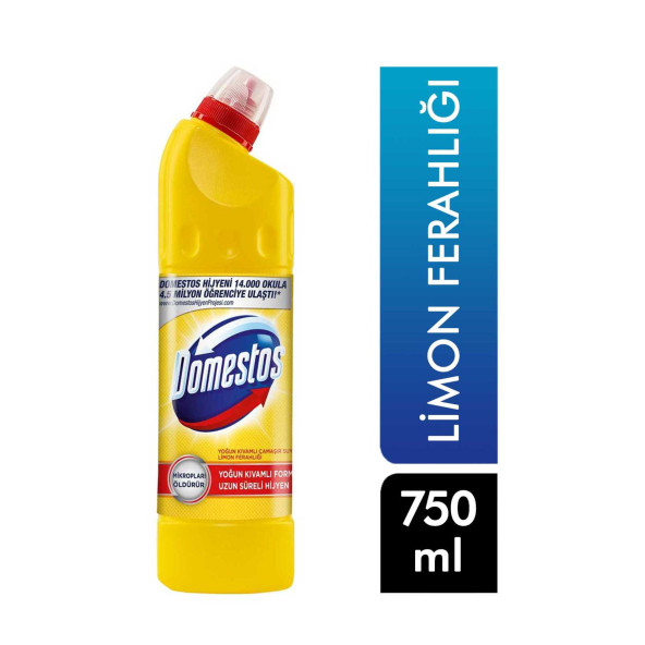 Domestos Çamaşır Suyu Limon Ferahlığı 750 ml