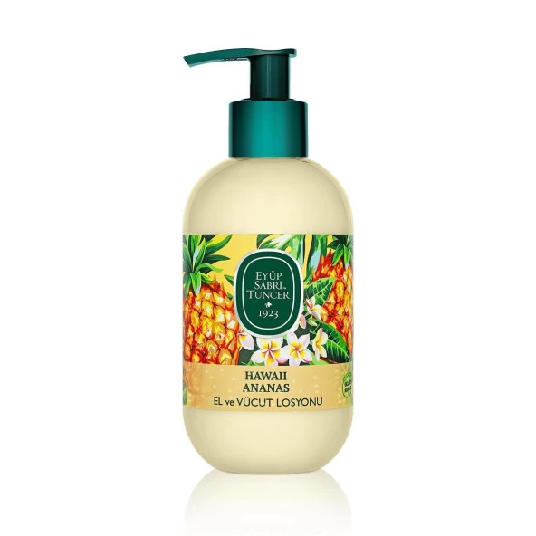 Eyüp Sabri Tuncer Hawaii Ananas Zeytinyağlı El Ve Vücut Losyonu 280 ml