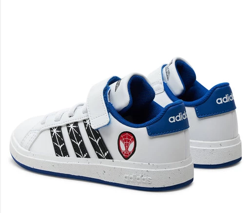 ADİDAS GRAND COURT SPIDER-MAN BEYAZ ÇOCUK SPOR AYAKKABI IF0925 Ç-162 - Resim 4