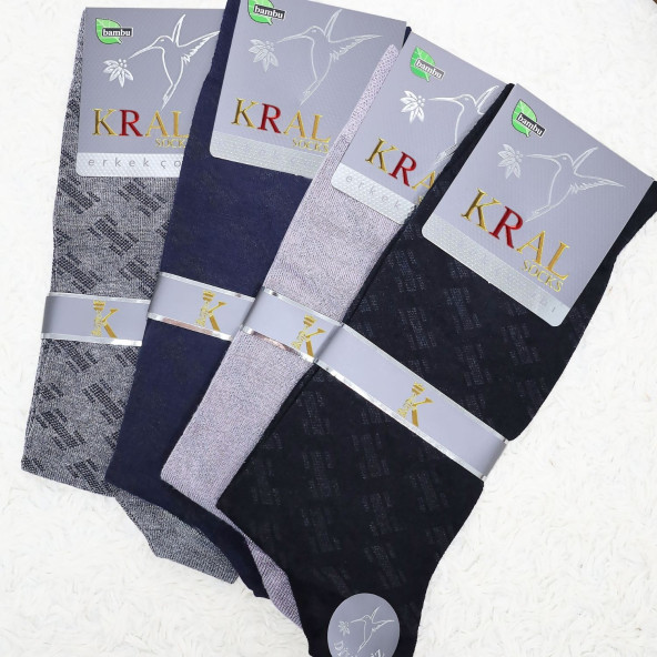 Erkek Bambu Çorap Burun Dikişsiz Soft Yıkamalı Parfümlü Uzun Erkek Çorap - 6