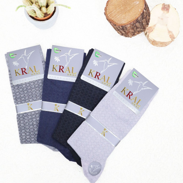 Erkek Bambu Çorap Burun Dikişsiz Soft Yıkamalı Parfümlü Uzun Erkek Çorap - 7