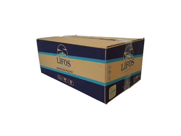 Lifos Dispenser Kağıt Havlu - Z Katlama - 2 Kat - 150 Adetlik 12 Paket / Koli