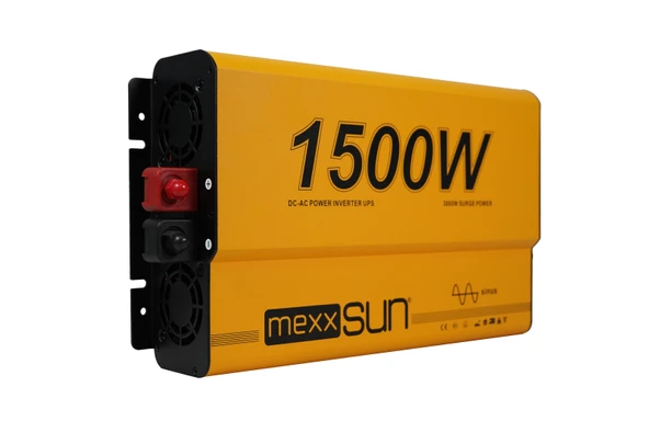 Mexxsun 12V 1500W Tam Sinüs UPS (Remote Ekran) İnverter - Resim 2