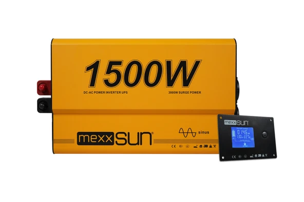 Mexxsun 12V 1500W Tam Sinüs UPS (Remote Ekran) İnverter ürün görseli