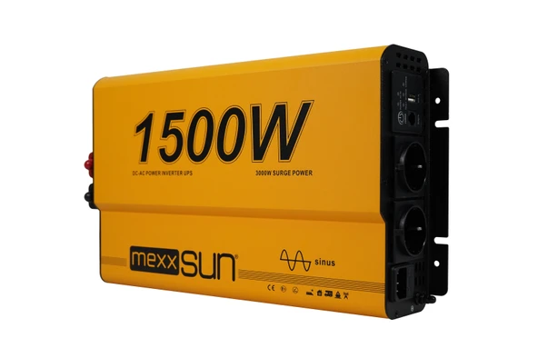 Mexxsun 12V 1500W Tam Sinüs UPS (Remote Ekran) İnverter - Resim 4